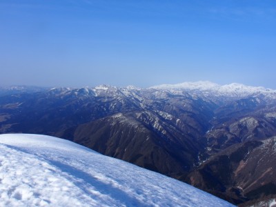 経ヶ岳、大長山、赤兎山〜白山