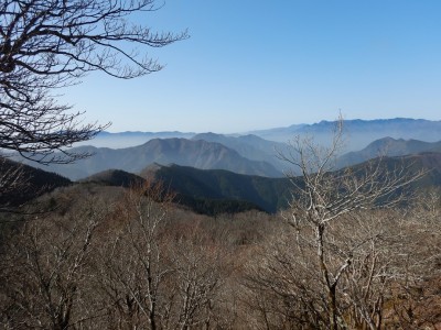 少し霞んでますが、展望は最高
