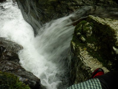 チョックストーン滝突破証拠写真
