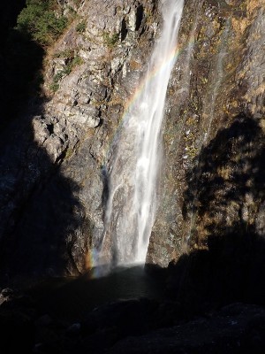 小木森滝中段の釜