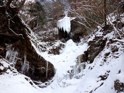 昨年の喜平小屋大滝