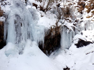 コウセ滝２段目