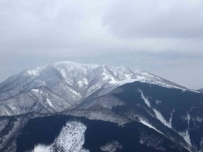 綿向山から見た雨乞岳