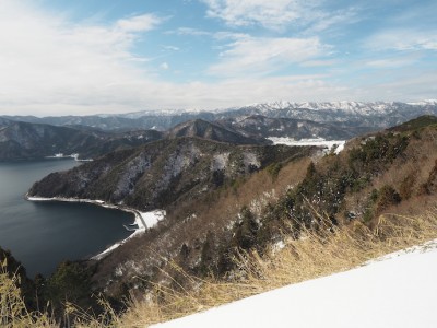 西に乗鞍岳〜三国岳を望んで