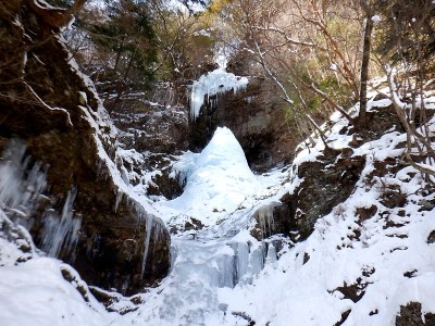 ２月１２日の喜平小屋大滝