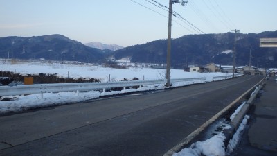 〆は川並から観光館への長～い長～い県道歩き