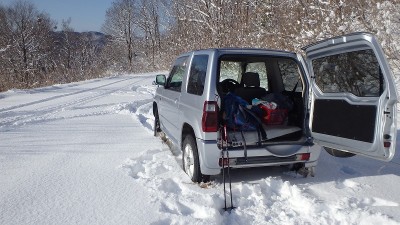 これ以上は無理！　雪が融けたら走りに行ってみよう。