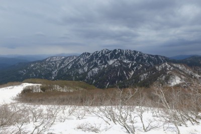 経ヶ岳の眺め