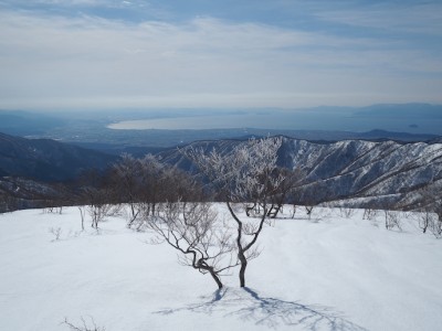 霧氷と琵琶湖.JPG