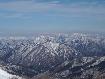 蕎麦粒と白山.JPG