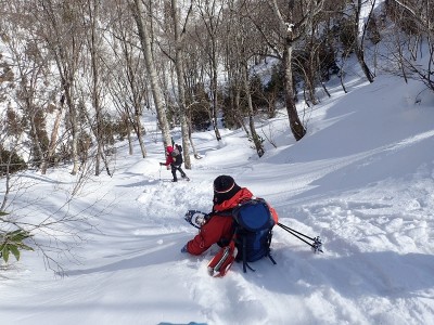 谷に向かってフォーリング
