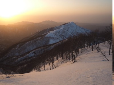 小大日からの稜線