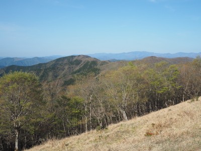 大峰方面の展望