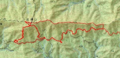三峰周回ルート