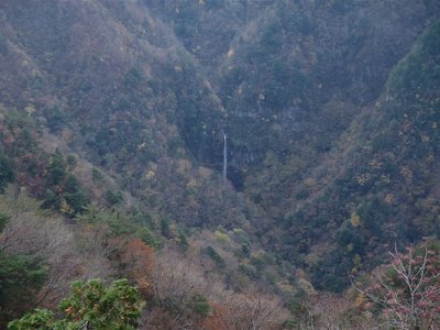 天井桟敷から見る風折滝