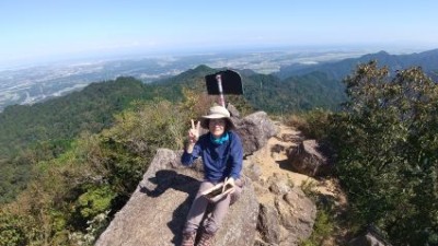 錫杖ヶ岳山頂にて