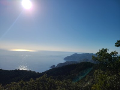 ハカリカケ岩の展望