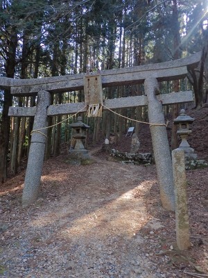 掘坂峠の鳥居