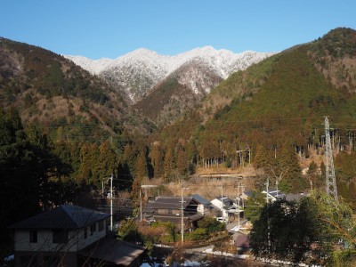 栃生からの白倉三山