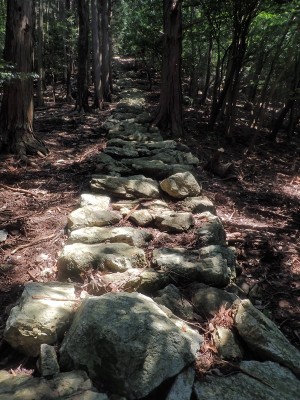 切原浅間神社の階段