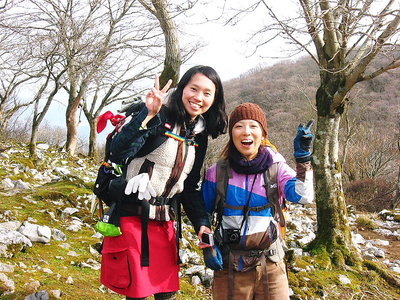 ● 山にはガールが良く似合うね、ヤブコギにも来て欲しいなあ。