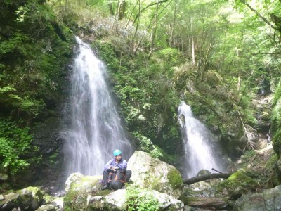 奥ノ平谷2連滝