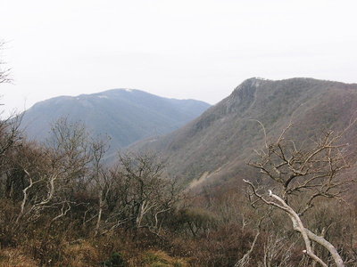 ● 天狗岩斜面に登る、山抜けが落ち着いたみたいだな。