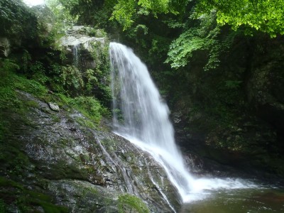 2011年7月18日　台風前の不動滝