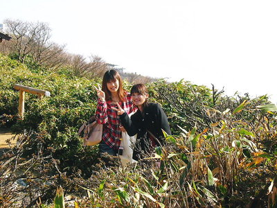 ● 帰ろうとする娘さんに、成就のドラがあるからぶっ叩いてでおいでってね。（＾＾）