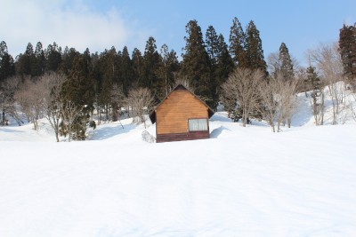 ２階建ての小屋