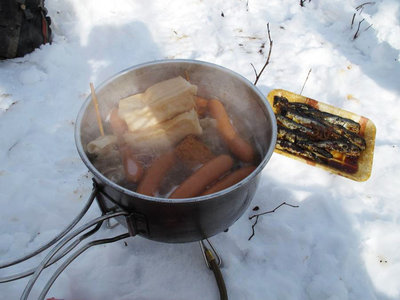 丁子麩がどで～んっとのっかったおでん
