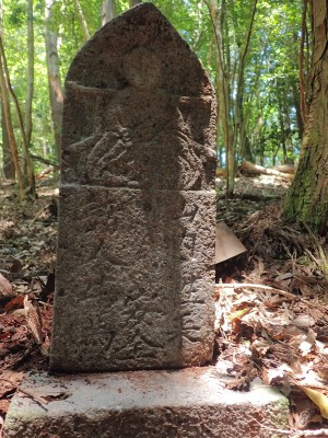 安全祈願の石仏