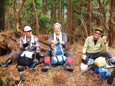 ● 小高円山、乾いた落葉の上でマッタリ