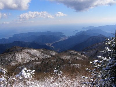 南峰からの熊野灘（０９年１月１１日）