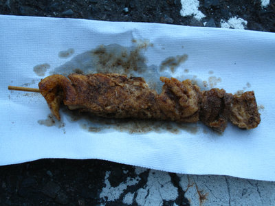 マンボウの串焼