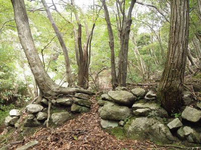 左俣の炭窯あと