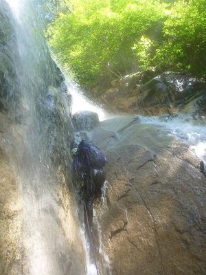 螺旋の滝の２ピッチ目