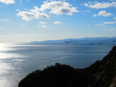 年末に行った熊野灘風景
