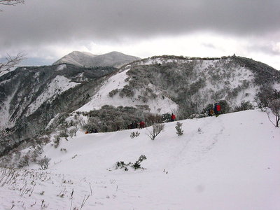 ● ガスが上がり樹氷の花が咲く
