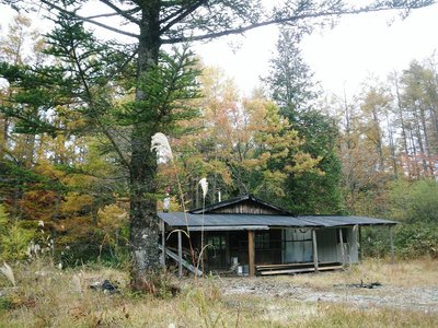 槇平の杣小屋