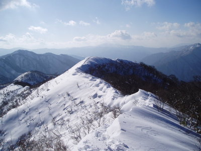 8年前の花房北西尾根