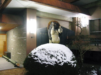 ● こちらも雪が積もりましたよ、薄っすらと