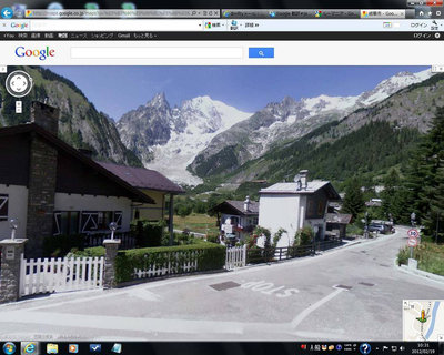 今日はイタリア、クールマイヨールを過ぎると麗しのモンテ・ビアンコが迫る