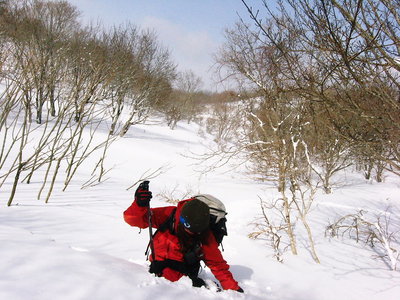 ● 吹き溜まりを見分けるんだよ