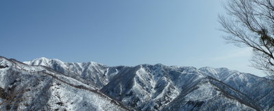 左千方から神又峰の稜線