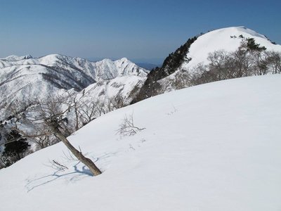 IMG_1202-s.JPG (99.9 KiB) 閲覧された回数 7248 回 若丸山 後方にアラクラ、冠、金草が望める