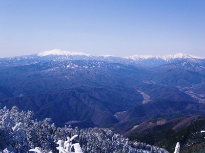 乗鞍や北アルプスの展望