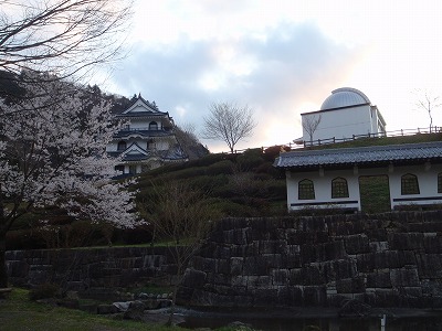 星空スクリーンも併設の藤橋城