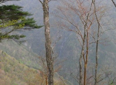 あれは何という滝だ？江馬小屋にあったっけ？と思いながら見ながら歩いてました