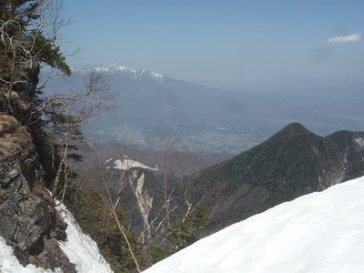 角兵衛のコルから見た八ヶ岳